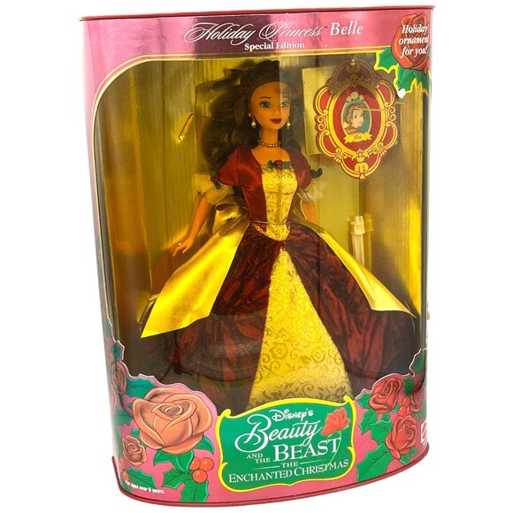 Disney's Beauty & The Beast Holiday Princess Belle Doll Special Edition - Picture 3 of 16